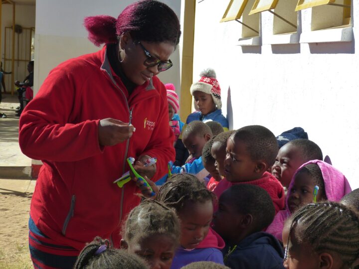 Zähneputzen Okakarara (2)