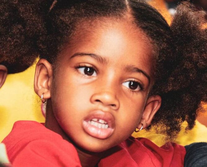 A young girl from our village in Namibia