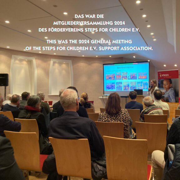 Das war die Mitgliederversammlung 2024 des Fördervereins Steps for Children e.V.